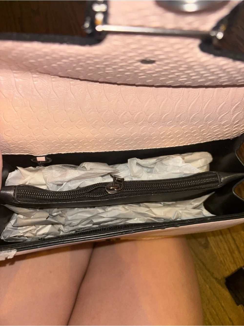 Crossbody Shoulder Bag for Women Luxury Snake-Print Chain Strap Satchel Purse